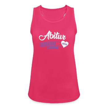 Abitur 2026 Loading Herz - Frauen Tank Top atmungsaktiv - Fuchsia - Vorne - Zoe (177cm)