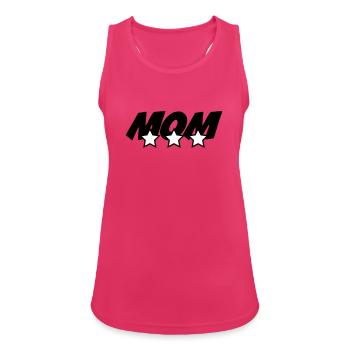 Best Mom - Mother's Day - Women's Breathable Tank Top - fuchsia - Front - Zoe (177cm)