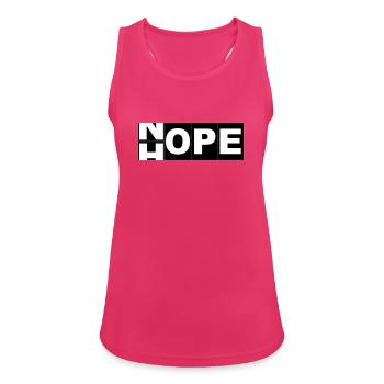 Hope Non - Débardeur respirant Femme - fuchsia - Devant - Zoe (177cm)
