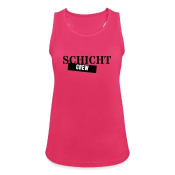 Shift Crew - Shift Work Colleagues Night Shift - Women's Breathable Tank Top - fuchsia - Front - Zoe (177cm)