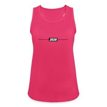2026 year element - Women's Breathable Tank Top - fuchsia - Front - Zoe (177cm)