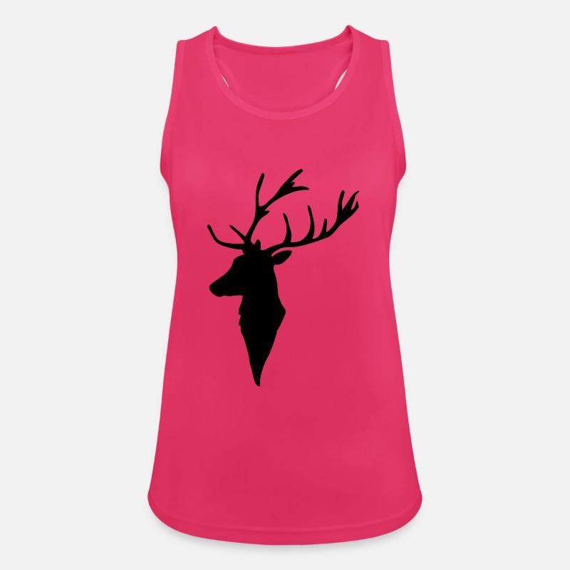 Deer - Women's Breathable Tank Top - fuchsia