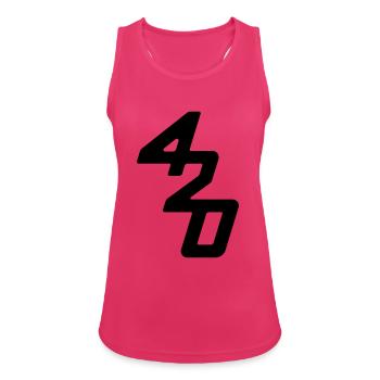 Voile de classe bateau 420 - Débardeur respirant Femme - fuchsia - Devant - Zoe (177cm)