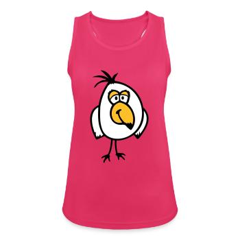 Budgie, parrot, little sparrow, bird smiling - Women's Breathable Tank Top - fuchsia - Front - Zoe (177cm)