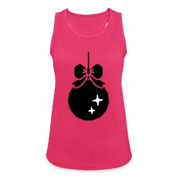 Boule décorative de Noël - Débardeur respirant Femme - fuchsia - Devant - Zoe (177cm)