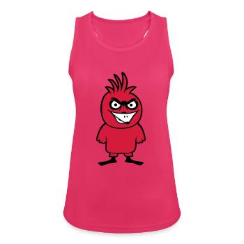 Parrot Bird Stares Nasty Aggressive Rage - Women's Breathable Tank Top - fuchsia - Front - Zoe (177cm)
