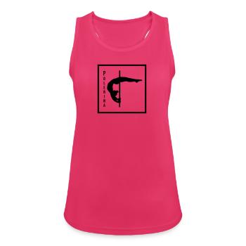 crescent moon - Square - Women's Breathable Tank Top - fuchsia - Front - Zoe (177cm)