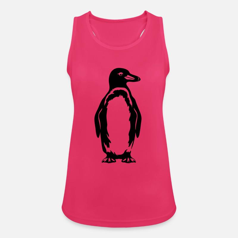 Penguin - Women's Breathable Tank Top - fuchsia