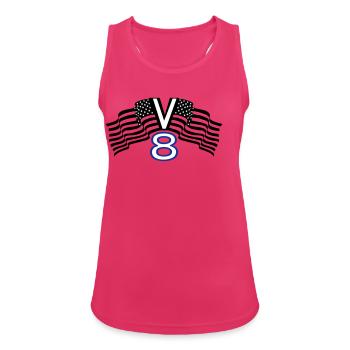 V8,Muscle-Car,Werkstatt,Garage,Auto,Tuning,USA(25) - Frauen Tank Top atmungsaktiv - Fuchsia - Vorne - Zoe (177cm)