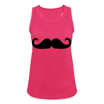 Bart - Frauen Tank Top atmungsaktiv - Fuchsia - Vorne - Zoe (177cm)