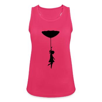 all good things come from above - Women's Breathable Tank Top - fuchsia - Front - Zoe (177cm)