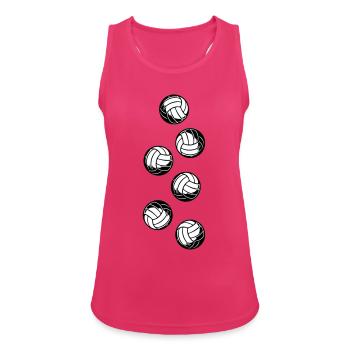 Volley-ball - Débardeur respirant Femme - fuchsia - Devant - Zoe (177cm)
