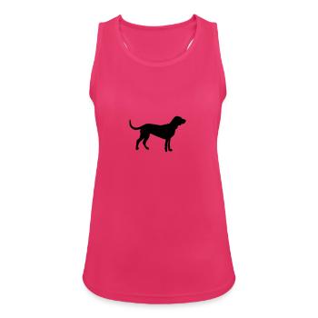 Cäthe shape - Frauen Tank Top atmungsaktiv - Fuchsia - Vorne - Zoe (177cm)