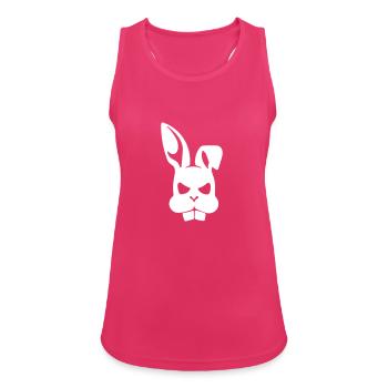Bad Lapin - Débardeur respirant Femme - fuchsia - Devant - Zoe (177cm)