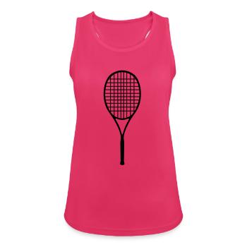 tennis, raquettes de tennis - Débardeur respirant Femme - fuchsia - Devant - Zoe (177cm)