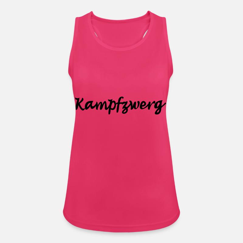 battle dwarf - Women's Breathable Tank Top - fuchsia