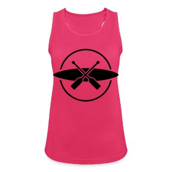 kanu__f1 - Débardeur respirant Femme - fuchsia - Devant - Zoe (177cm)