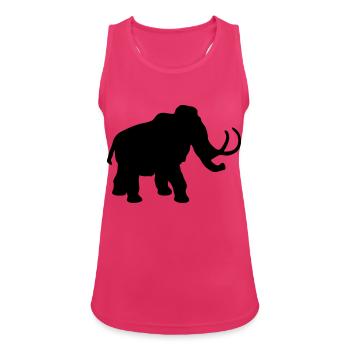 mammoth dinosaur animal - Frauen Tank Top atmungsaktiv - Fuchsia - Vorne - Zoe (177cm)