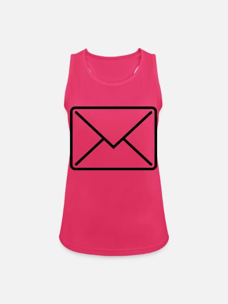 briefumschlag_icon1 - Women's Breathable Tank Top - fuchsia