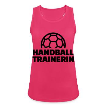 Handball - Frauen Tank Top atmungsaktiv - Fuchsia - Vorne - Zoe (177cm)