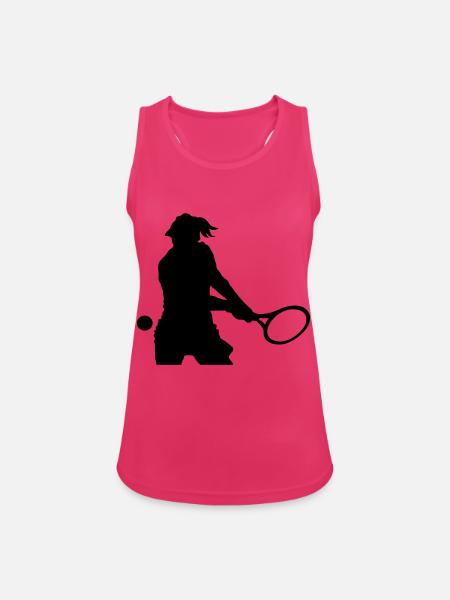 Tennis - Women's Breathable Tank Top - fuchsia