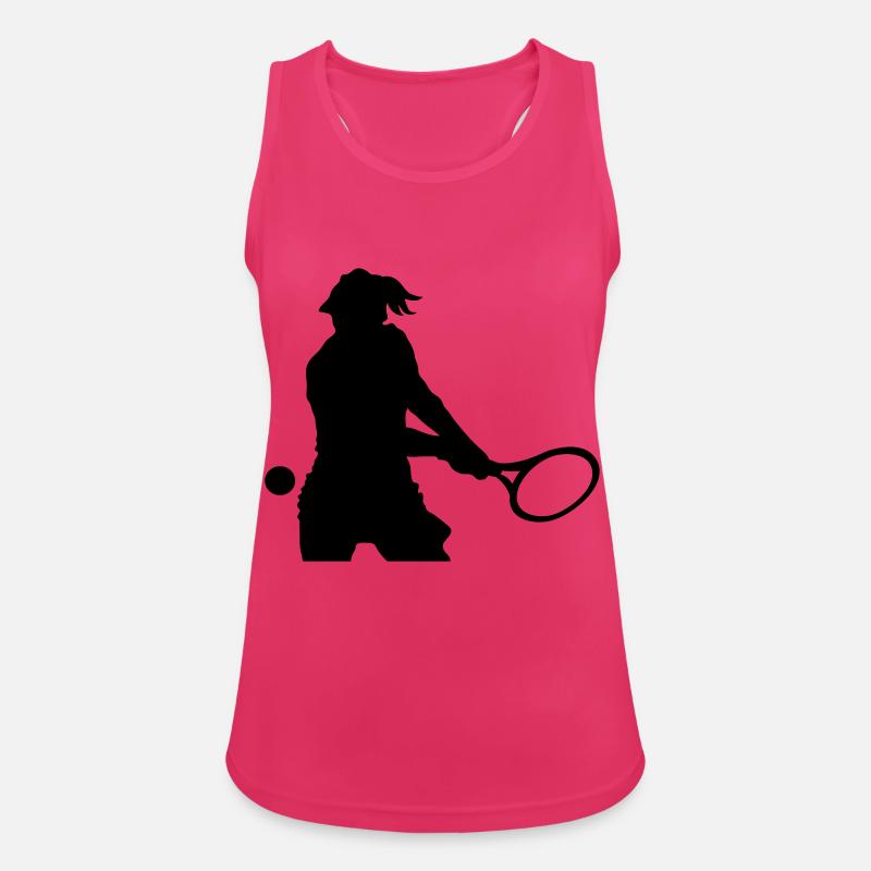 Tennis - Women's Breathable Tank Top - fuchsia