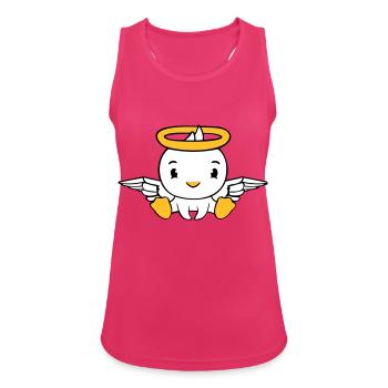 Bird Duck Angel Sky Halo Holy Sweet - Women's Breathable Tank Top - fuchsia - Front - Zoe (177cm)