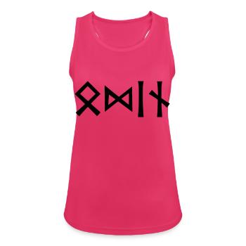 Odin en runes - Débardeur respirant Femme - fuchsia - Devant - Zoe (177cm)
