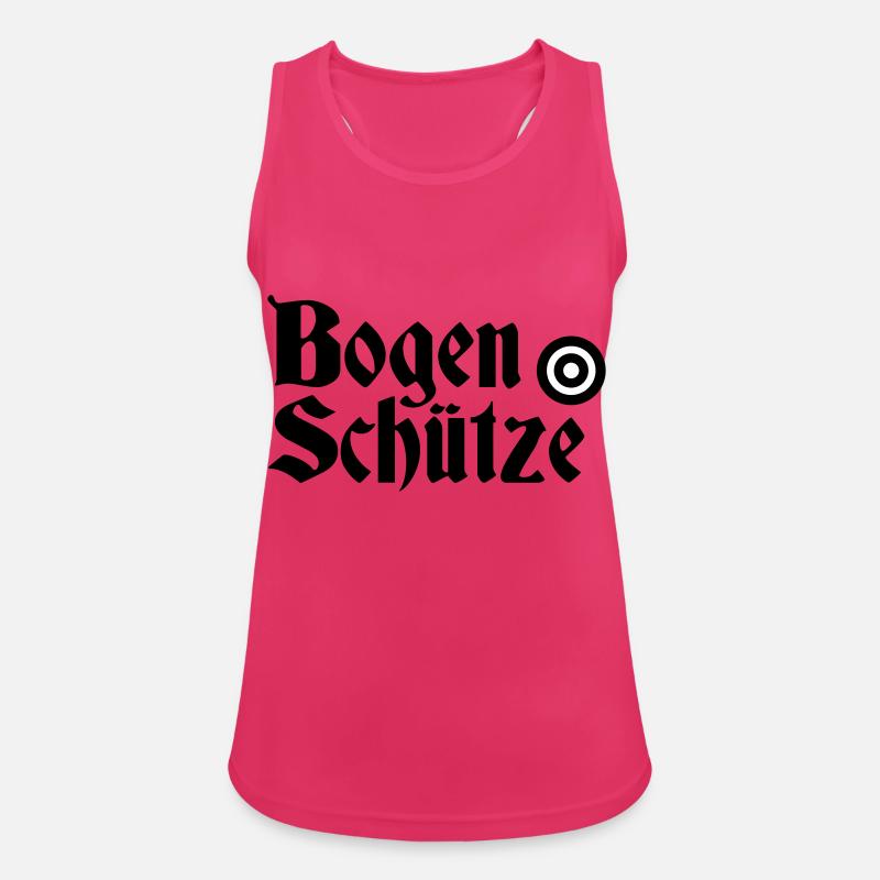 Bow Sagittarius Old School - Women's Breathable Tank Top - fuchsia