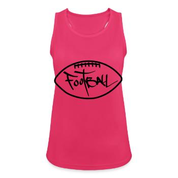 football - Débardeur respirant Femme - fuchsia - Devant - Zoe (177cm)
