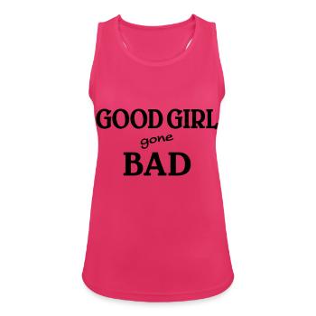 Good Girl gone bad - Women's Breathable Tank Top - fuchsia - Front - Zoe (177cm)