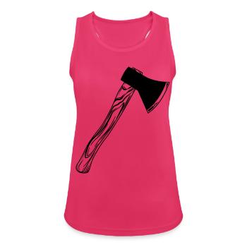hache - Débardeur respirant Femme - fuchsia - Devant - Zoe (177cm)