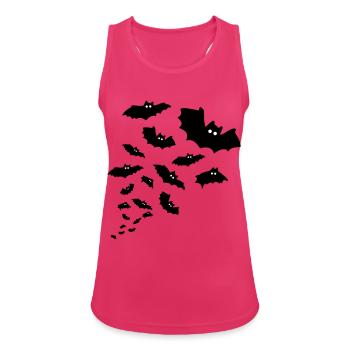 bats bat - Women's Breathable Tank Top - fuchsia - Front - Zoe (177cm)