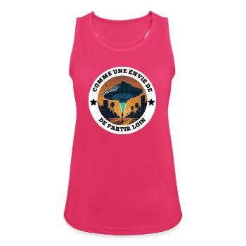 Kollege Geschenk, Arbeitspause und Burn Out - Frauen Tank Top atmungsaktiv - Fuchsia - Vorne - Zoe (177cm)