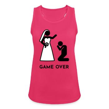 Hochzeit - Das Spiel ist vorbei - Frauen Tank Top atmungsaktiv - Fuchsia - Vorne - Zoe (177cm)