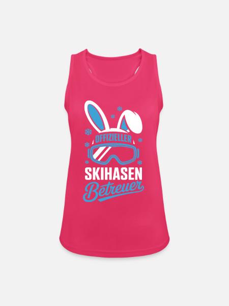 Offizieller Skihasen Betreuer - Frauen Tank Top atmungsaktiv - Fuchsia