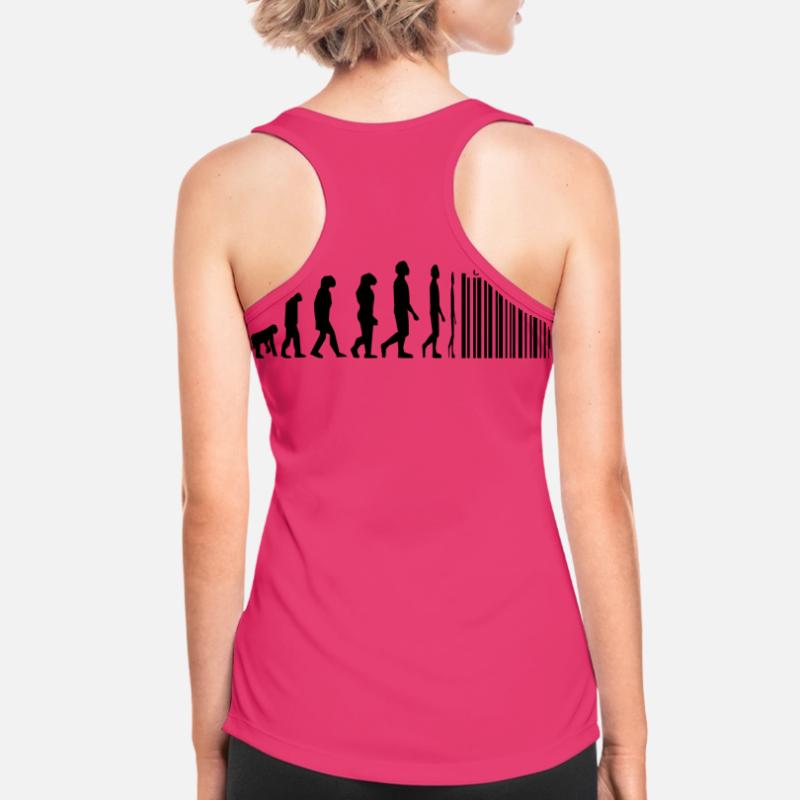 Evolution code à barres Débardeur respirant Femme