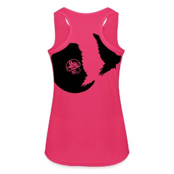 vol d'oiseau vinyle - Débardeur respirant Femme - fuchsia - Dos - Zoe (177cm)