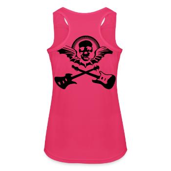 flugschaedel_weiss_09_2011_a_2c - Débardeur respirant Femme - fuchsia - Dos - Zoe (177cm)