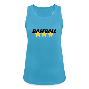 Baseball - Sport - Débardeur respirant Femme - bleu saphir - Devant - Zoe (177cm)