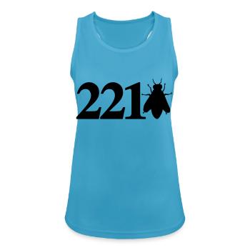 sherlock_221bee - Women's Breathable Tank Top - sapphire blue - Front - Zoe (177cm)