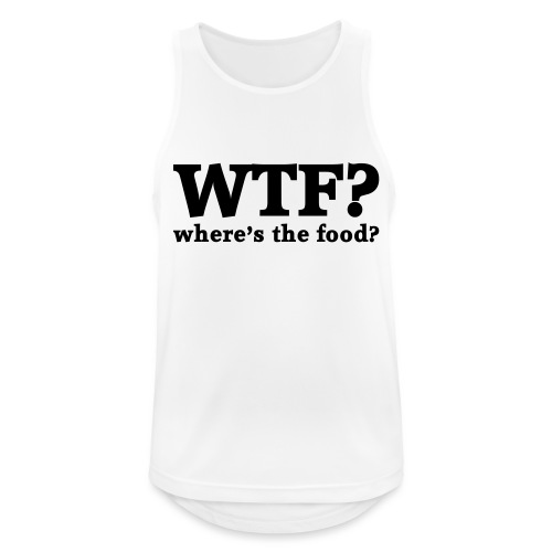 WTF - Where's the food? - Mannen tanktop ademend actief