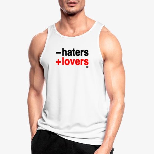 -haters +lovers - Camiseta sin mangas hombre transpirable