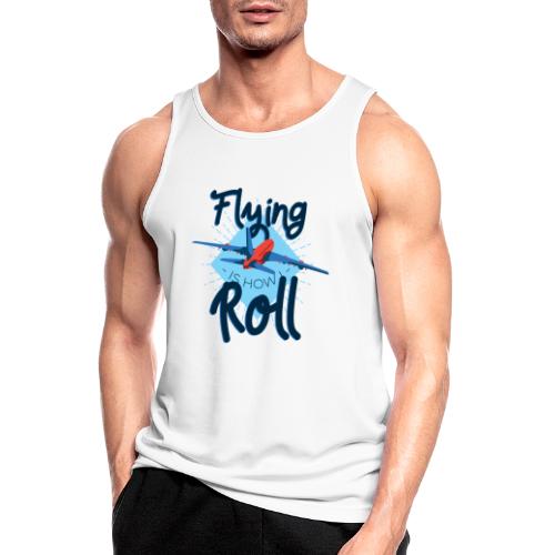 Flying is how I roll - Men's Breathable Tank Top