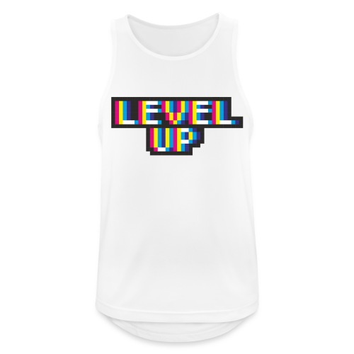 Pixelart No. 21 (Level Up) - bunt/colour - Männer Tank Top atmungsaktiv