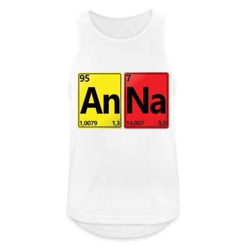 Anna - Dein Name im Chemie-Look - Männer Tank Top atmungsaktiv