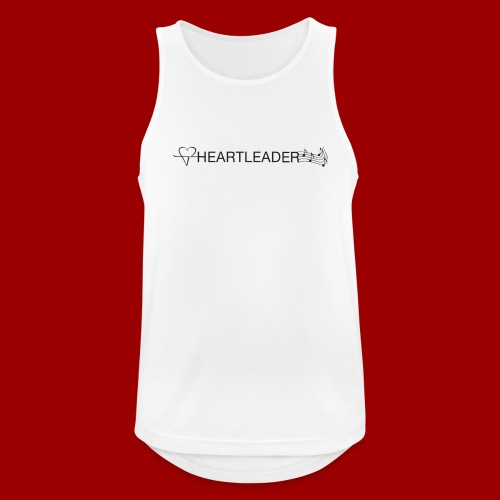 Heartleader Charity (schwarz/grau) - Männer Tank Top atmungsaktiv