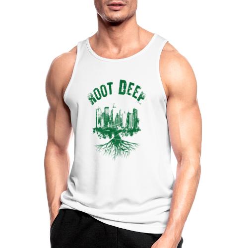 Root deep Urban grün - Männer Tank Top atmungsaktiv