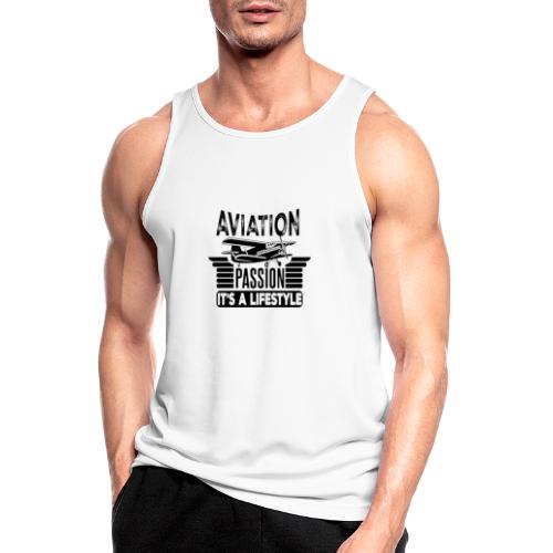 Aviation Passion It's A Lifestyle - Men's Breathable Tank Top