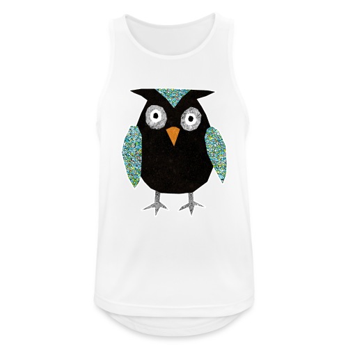 Collage mosaic owl - Men's Breathable Tank Top